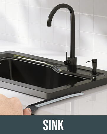 sink brush