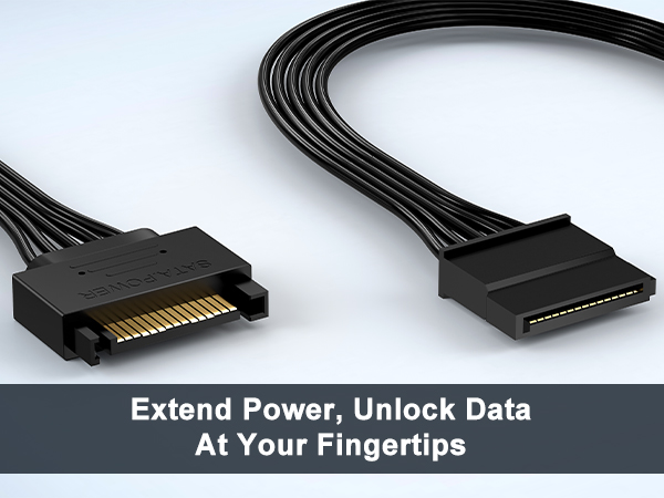 sata power cable, sata power extension cable, sata extension cable, sata cable, sata power extension