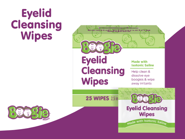 boogie eyelid cleansing wipes 25ct