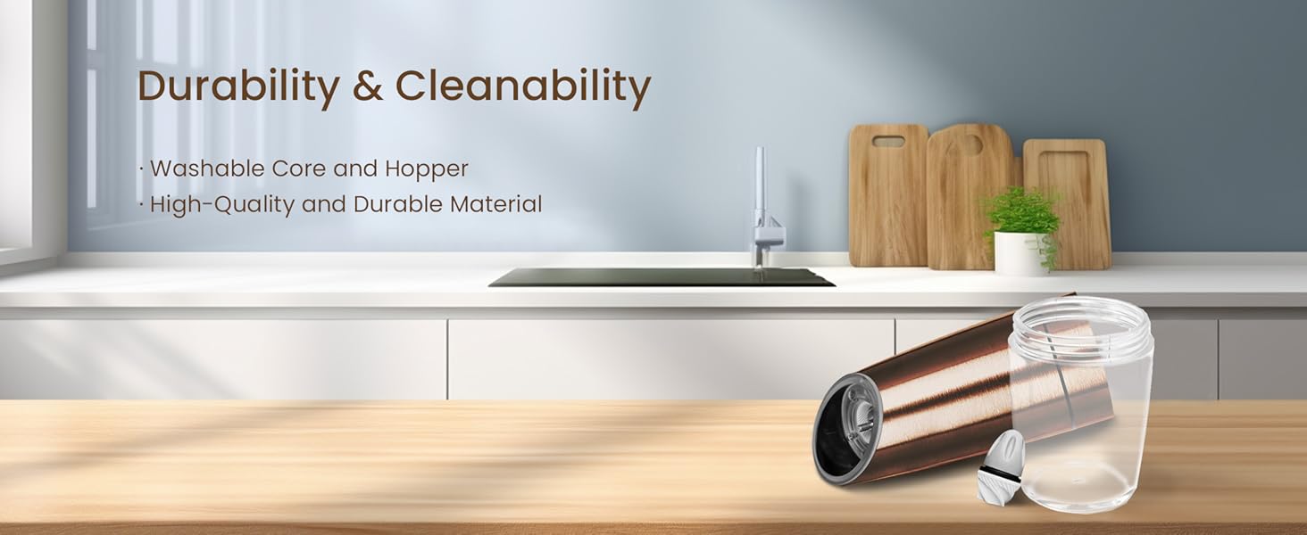 KIARYUOLL Gravity Electric Salt And Pepper Grinder Set