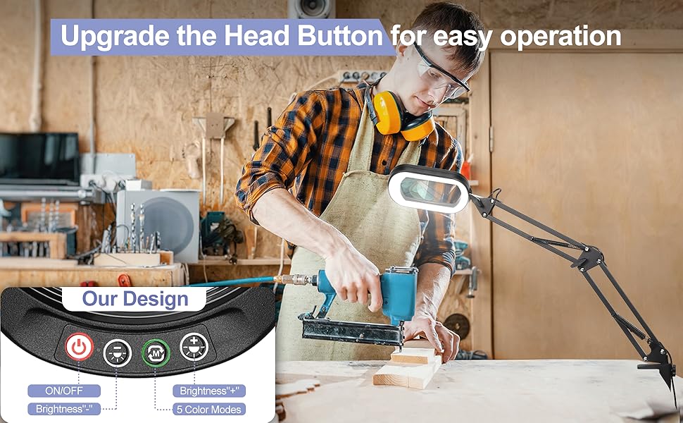 desk magnifying lamp