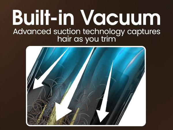 VAUCUTRIM BEARD TRIMMER with Vaccum