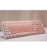 ZORNHER ZH100 Foundation Mechanical Keyboard,98% Pink Custom Creamy Keyboard with Number Pad,Jell...
