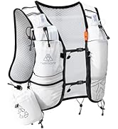 Haimont Hydration Running Vest with Water Bottles for Women Men, Adjustable Lightweight 8L Water ...