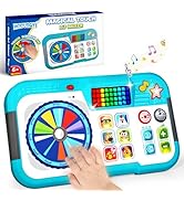 Baby DJ Set with Lights Music, Musical DJ Table for Toddlers 6-9-12-18-24 Months, Tummy Time Toy ...