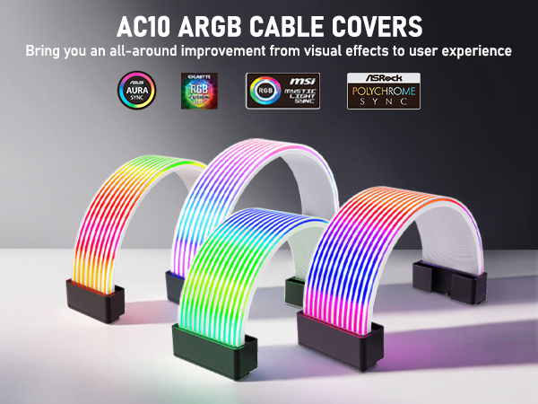 RGB PSU Extension Cable Cover Kit