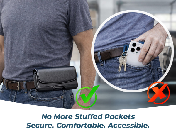 cell phone belt case