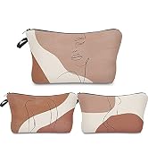 3Pcs/Set Makeup bags Line Art Printing Cosmetic Bag for Women Multifuncition Travel Toiletry Bag ...