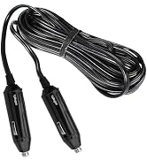 UpBright Car 2 Male Plug 12V DC Power Cord Compatible with Green Mountain Grills GMG Davy Crocket...