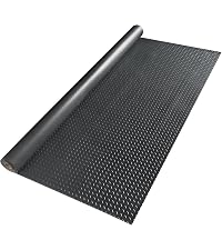 Yescom Garage Floor Mat Roll 13x5FT PVC Diamond Plate 1.6mm Thickened Gray