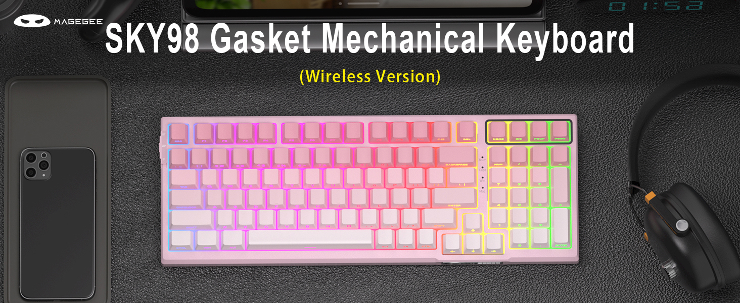 SKY98 Wireless Creamy Mechanical Keyboard