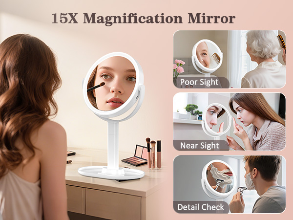 magnigication mirror