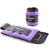 RitFit Ankle Wrist Weights (1 Pair) 1 1.5 2 3 4 5 LB Each with Fully Adjustable Strap for Arm, Ha...