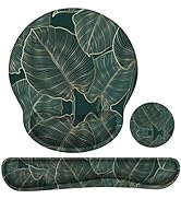 iLeadon Ergonomic Mouse Pad with Wrist Support, Mouse Pad with Wrist Rest Set, Easy Typing &amp; Pain...