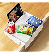 WISFISSH Bedside Caddy with Cup Holder, Bedside Shelf for Dorm Bed &amp; Top Bunk Dorm Room Essential...