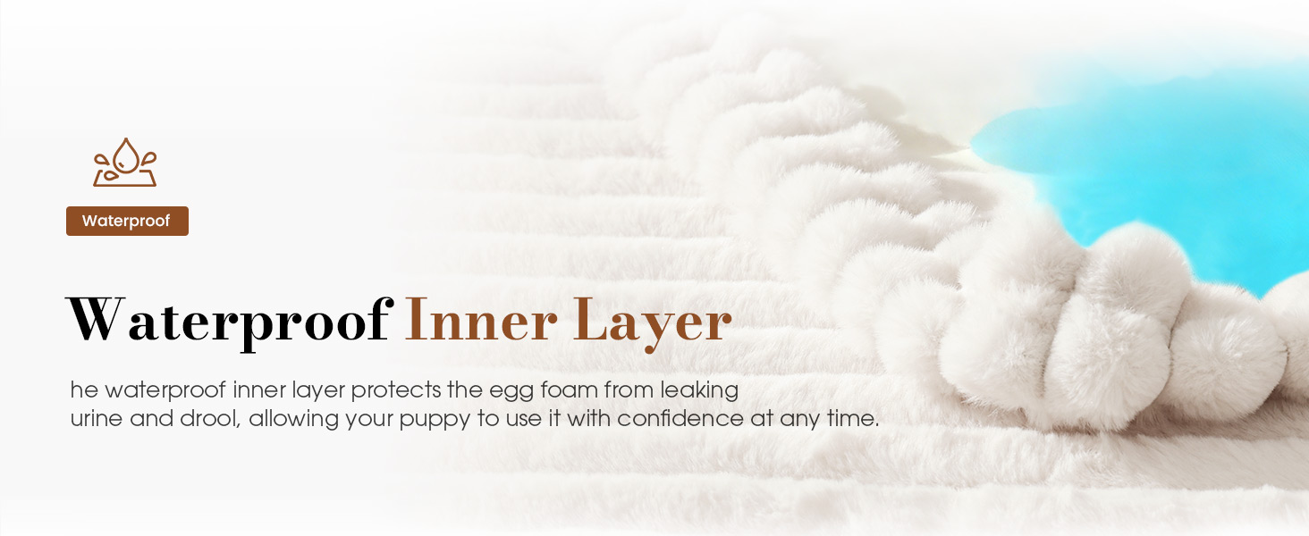 Waterproof dog bed