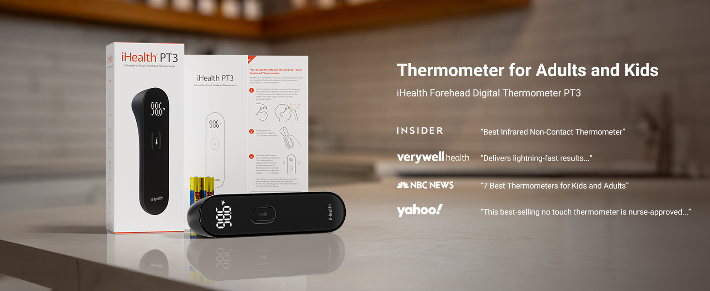 iHealth No-Touch Forehead Thermometer for All Ages