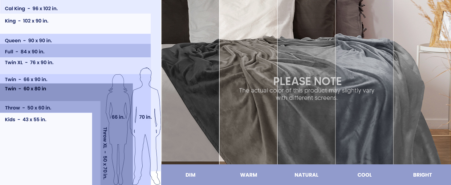 grey fleece blanket