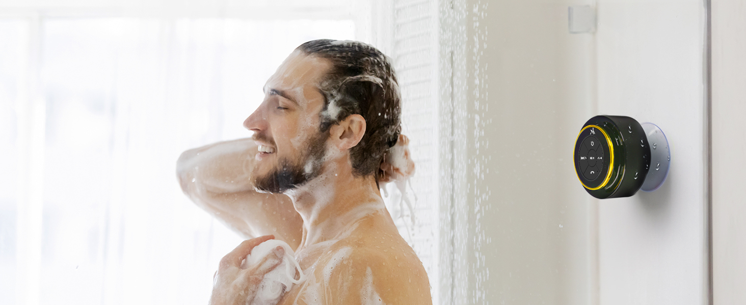 shower speaker suction cup