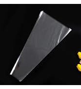 100Pcs Clear Plastic Bouquet Bags - Valentine's Day Gift Wrap Cellophane Sleeves | Transparent Fl...