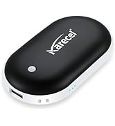Karecel Rechargeable Hand Warmer, 5200mAh Double-Sided Instant Heating Electric Hand Warmer Power...