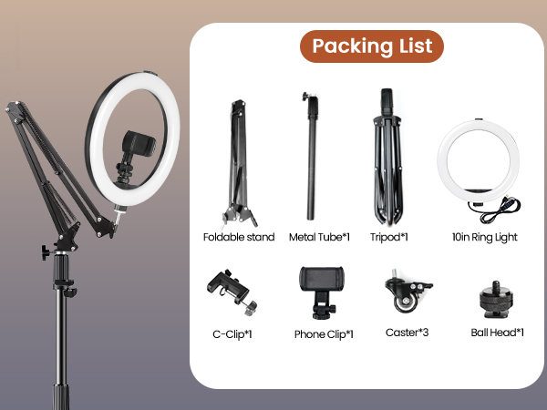 ring light with stand