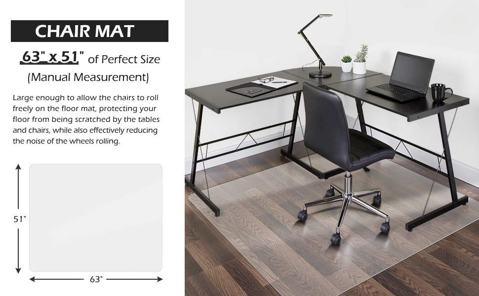 clear chair mat