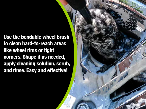 exoforma wheel brush car detailing products carwash cleaner