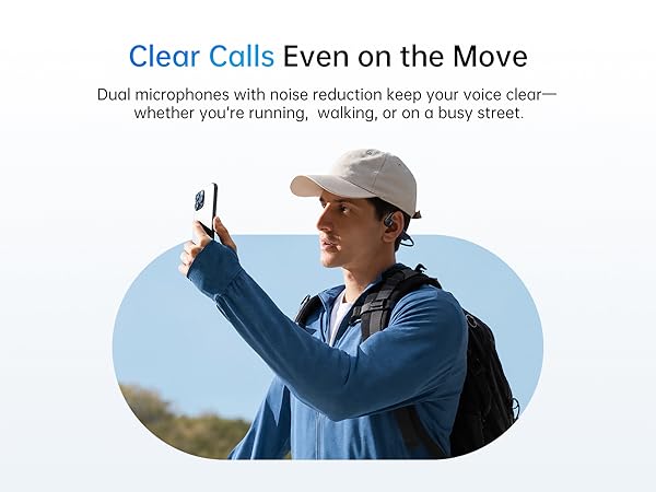 Open-Ear Bone Conduction Headphones for Sports