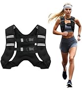 Weighted Vest, 6lb/8lb/12lb/16lb/20lb/25lb/30lb Weight Vest for Men Women, Body Weight Vests Adju...