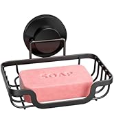 TAILI Soap Holder Bar Dish Suction Cup, Bar Shampoo Rack for Shower Wall, Draining Soap Saver Tra...