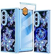 Hekodonk for Galaxy Z Fold 7 Case,[Compatible with MagSafe][Glow in The Dark][Front Screen Protec...