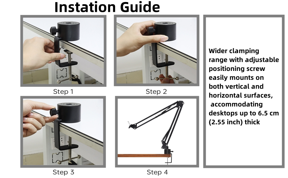 B0FH9LBPLR table clamp installation guide