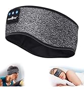 MUSICOZY Sleep Headphones Bluetooth Headband, Wireless Music Sleeping Headphones Sleep Mask Earbu...