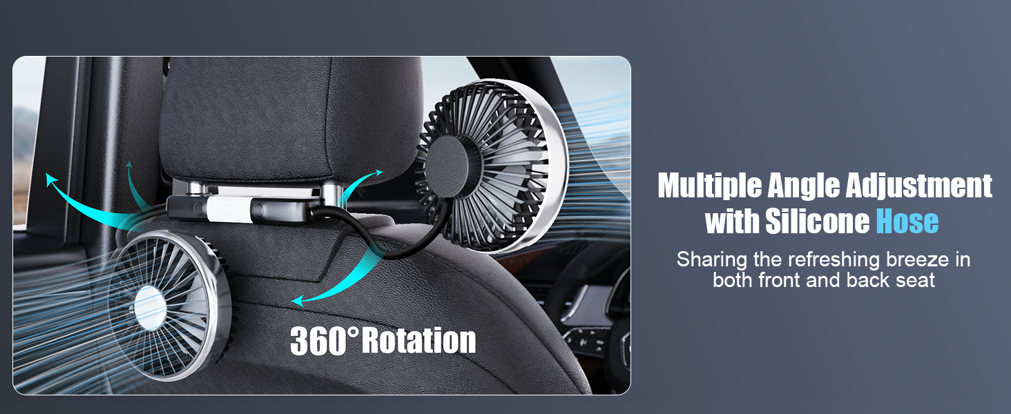 car seat fan for baby rear facing