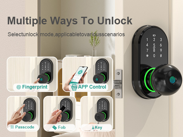 multiple ways to unlock
