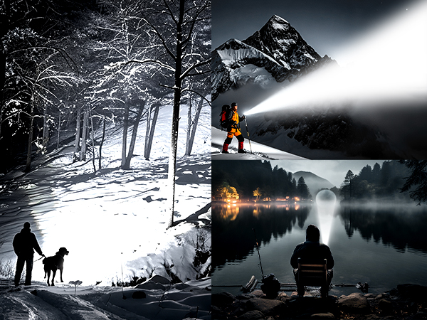 SKYFIRE LED Rechargeable Flashlight