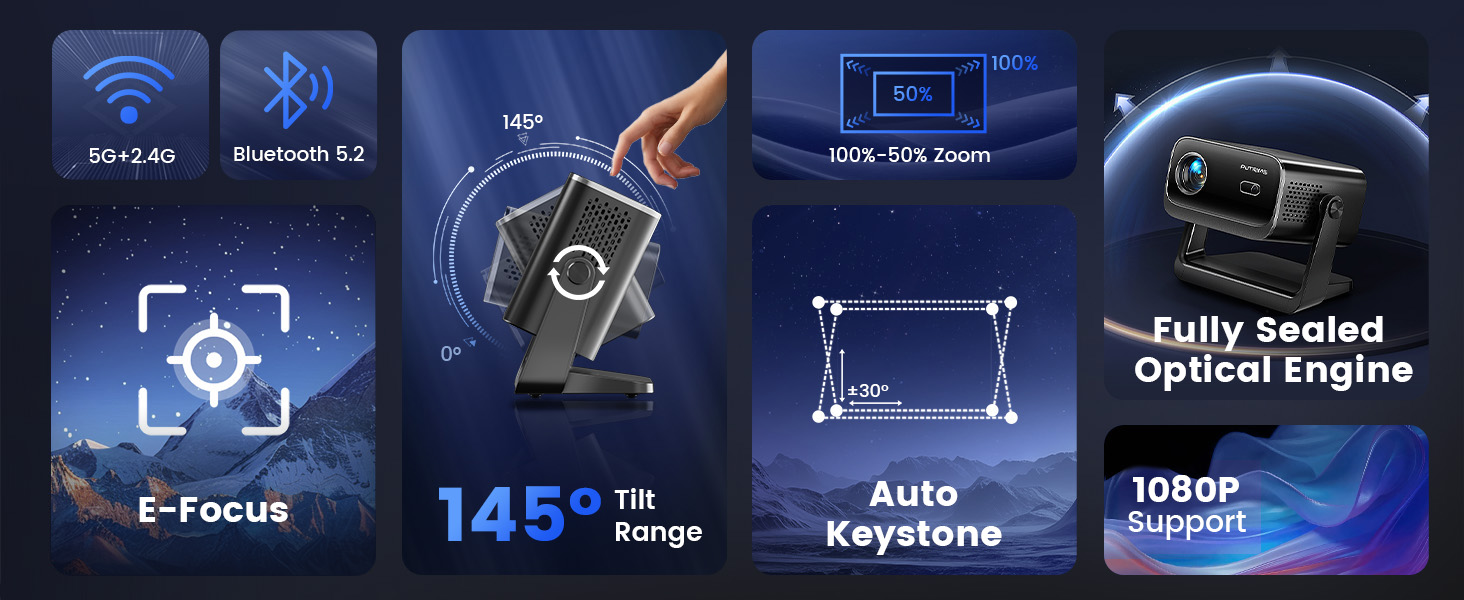 Projector with wifi and Bluetooth