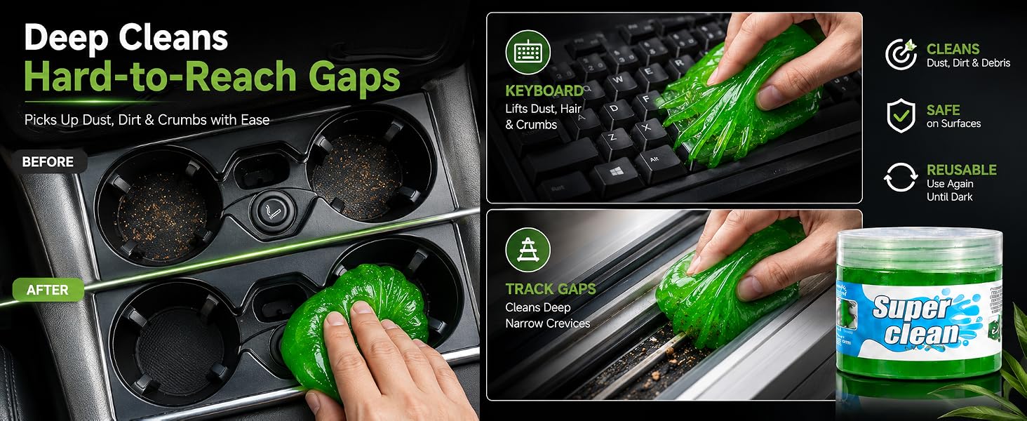 Large Capacity Cleaning Gel