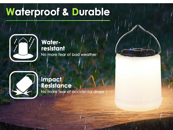 Water Resistant Portable Emergency Light