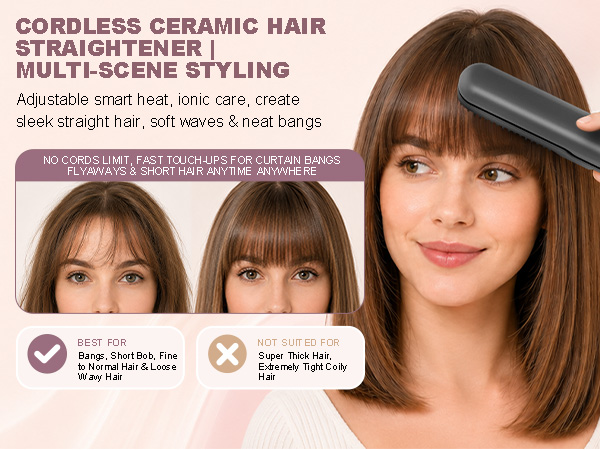 hair straightener brush