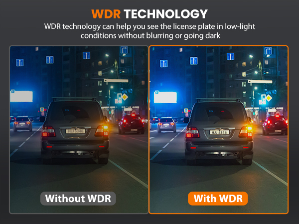 dash camera WDR