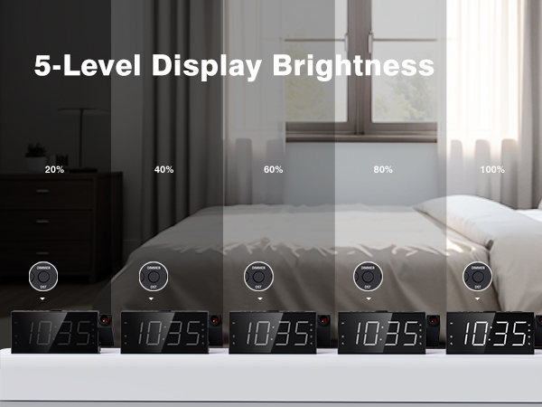 5-Level display brightness