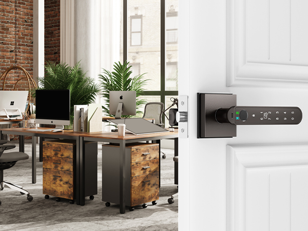 Office Door Lock grey