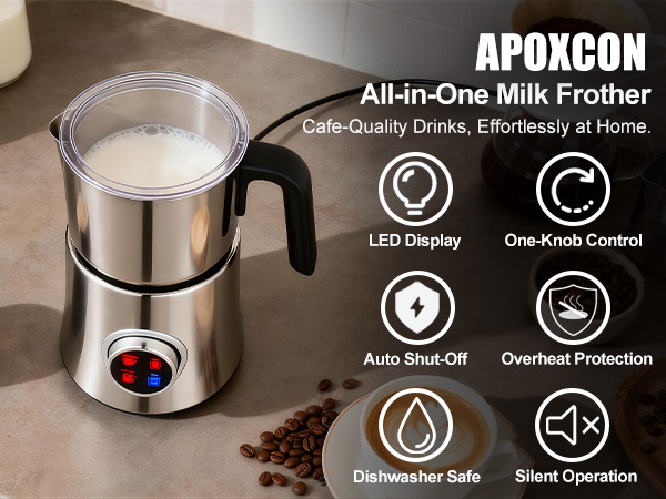 all in one milk frother