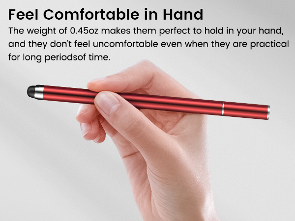 stylus Black, purple blue and red