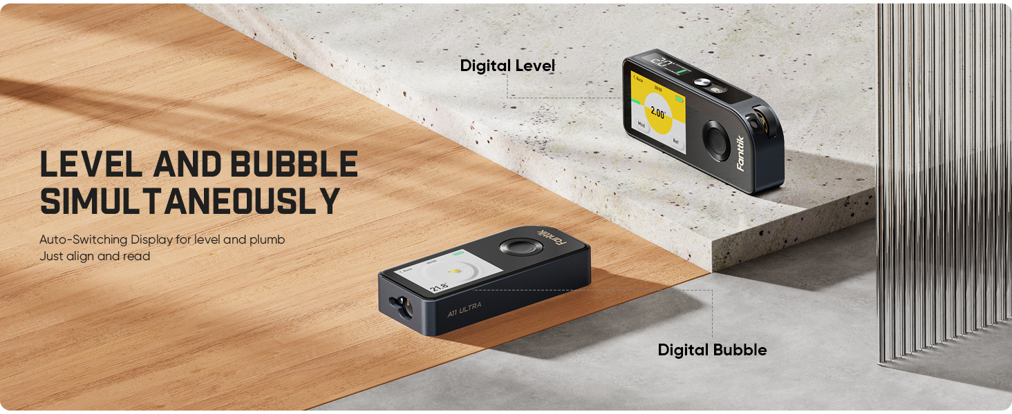 Fanttik A11 Ultra Digital Laser Tape Measure with HD IPS Color Display