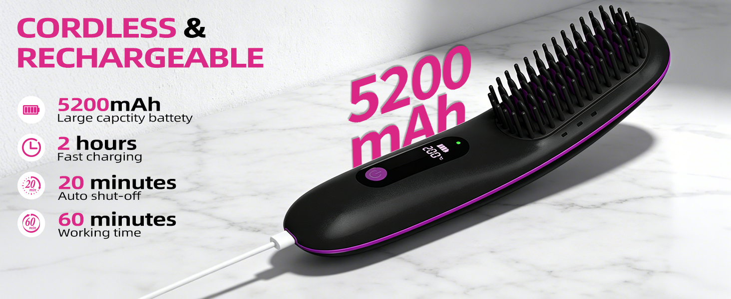 hair straightener brush