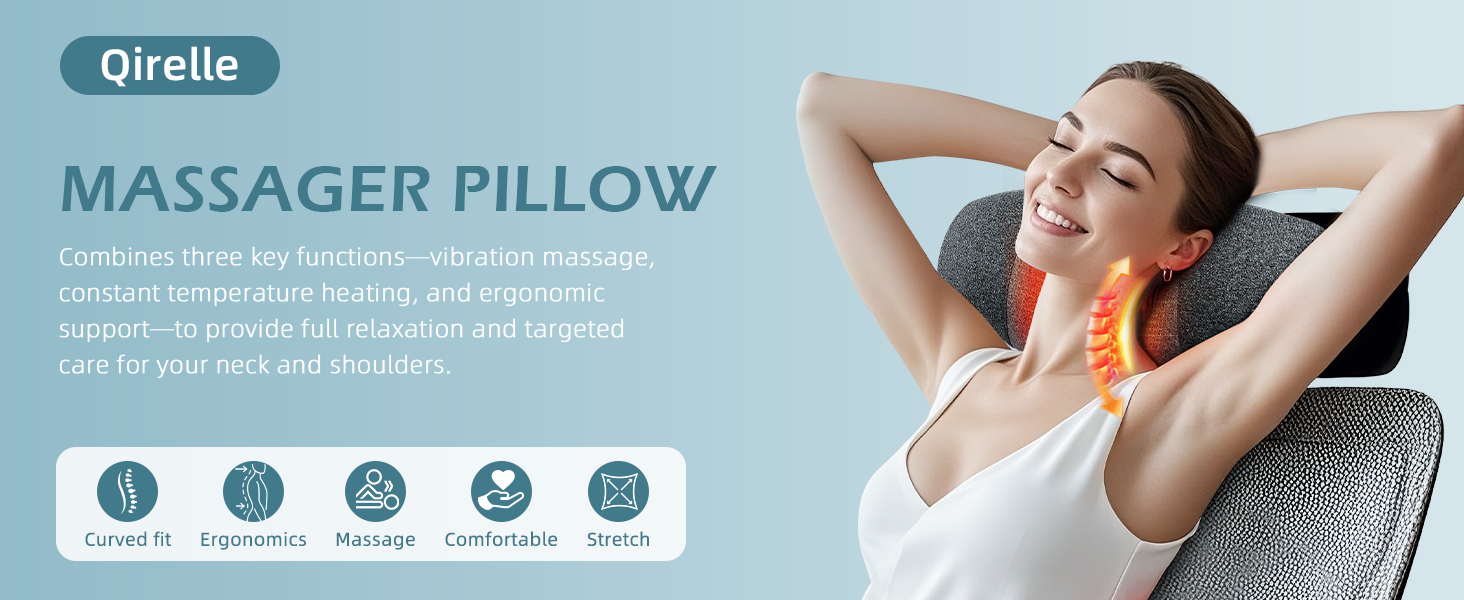 Upgraded Neck Massager Pillow