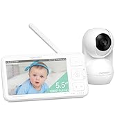 Momcozy Video Baby Monitor, 5.5” 1080P Full HD Baby Monitor with Camera No WiFi, Infrared Night V...